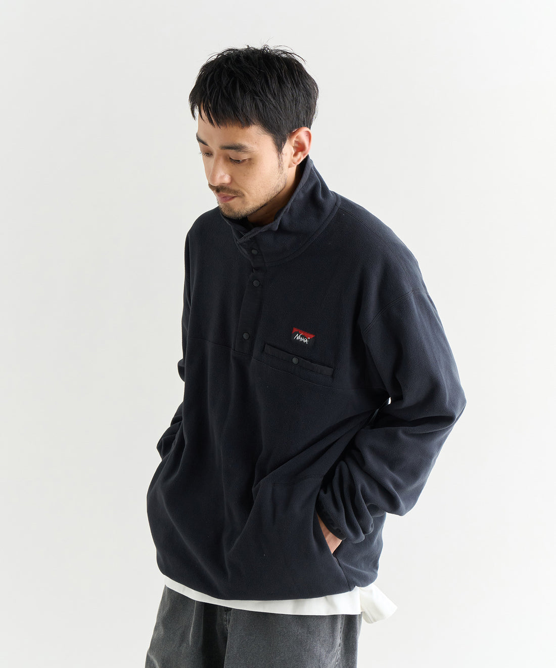 NANGA AIR WARM FLEECE TOPS(MEN) / 保暖半開襟衫