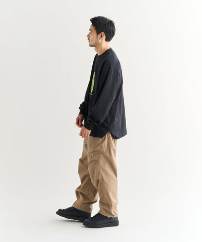 NANGA BACK SATIN EASY CARGO PT / 立體輪廓感後綿斜紋多口袋抽繩工作褲