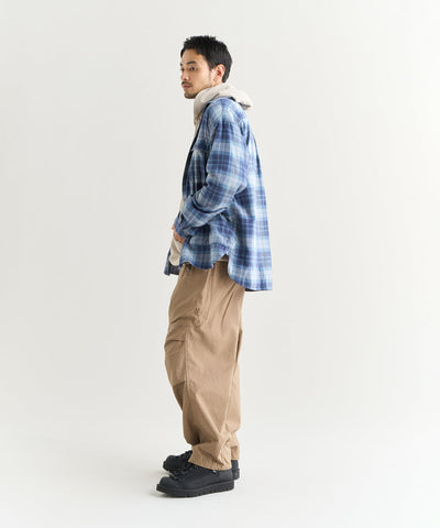 NANGA FADE TARTAN CHECK CAMP SHIRT / 格紋營地襯衫
