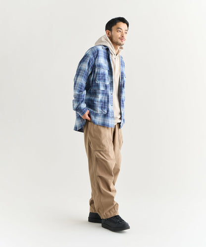 NANGA FADE TARTAN CHECK CAMP SHIRT / 格紋營地襯衫