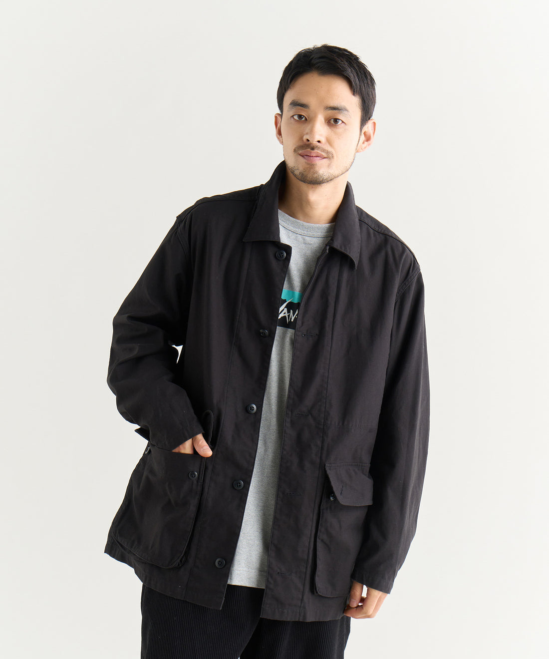 NANGA BACK SATIN COVERALL / 機能寬版工裝外套