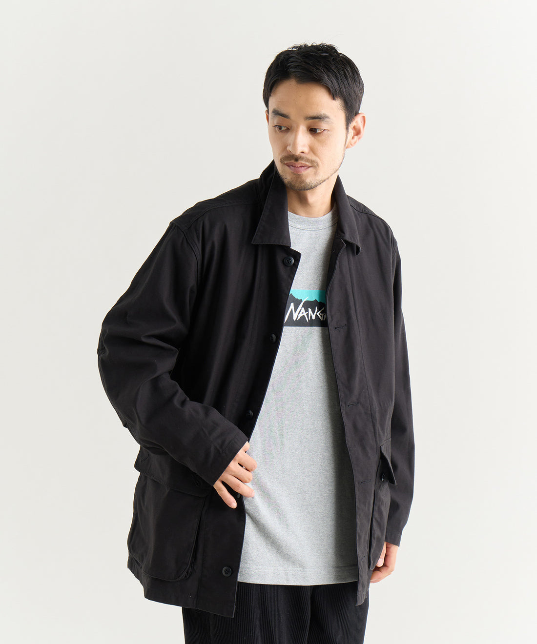 NANGA BACK SATIN COVERALL / 機能寬版工裝外套