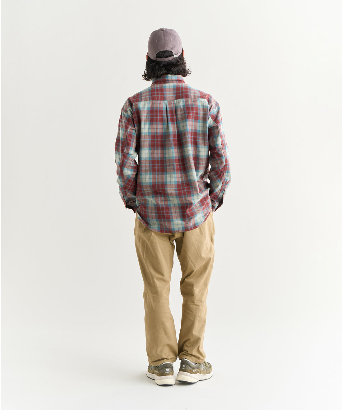 NANGA FADE TARTAN CHECK CAMP SHIRT / 格紋營地襯衫