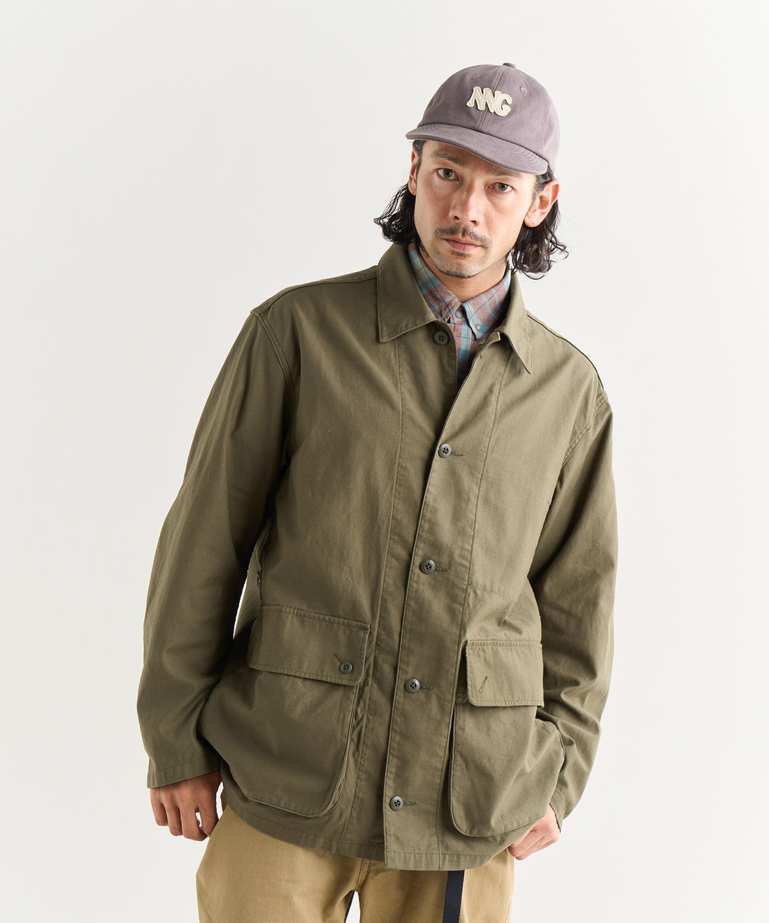 NANGA BACK SATIN COVERALL / 機能寬版工裝外套