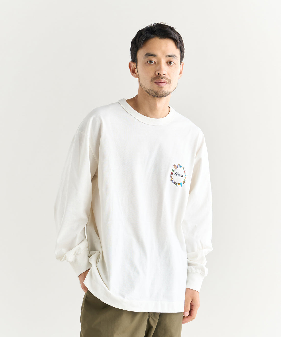 NANGA ECO HYBRID L/S TEE/BOU3 / 長袖T恤