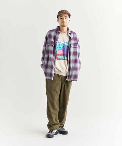 NANGA OMBRE CHECK W PK BOX SHIRT / 雙口袋機能格紋襯衫