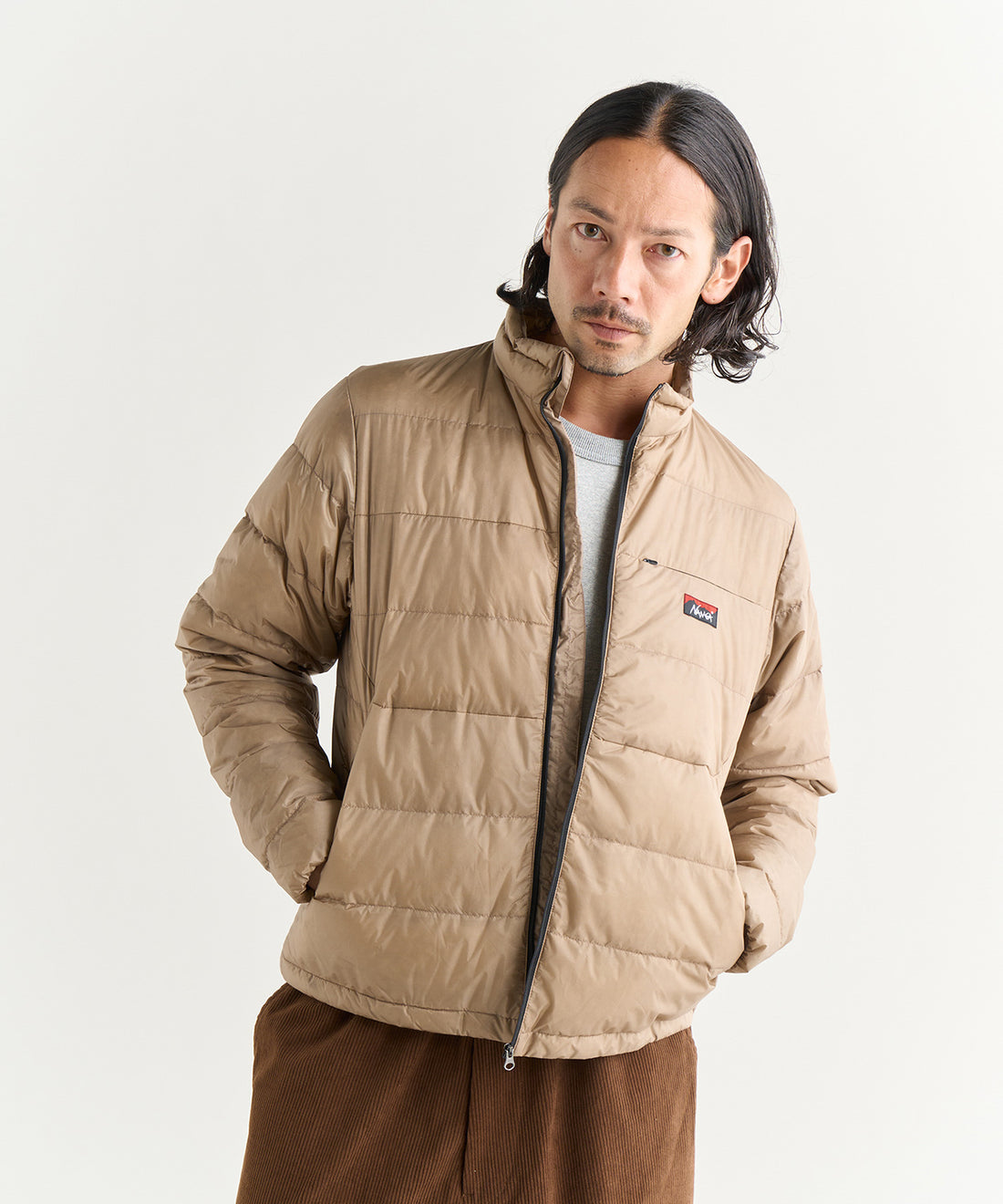 NANGA ATL DOWN ZIP BLOUSON / 輕量機能 立領 羽絨外套