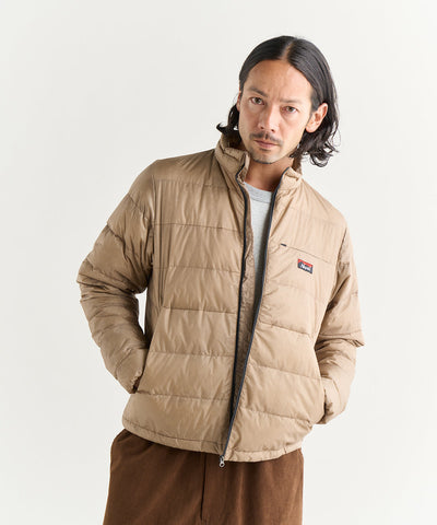 NANGA ATL DOWN ZIP BLOUSON / 輕量機能 立領 羽絨外套
