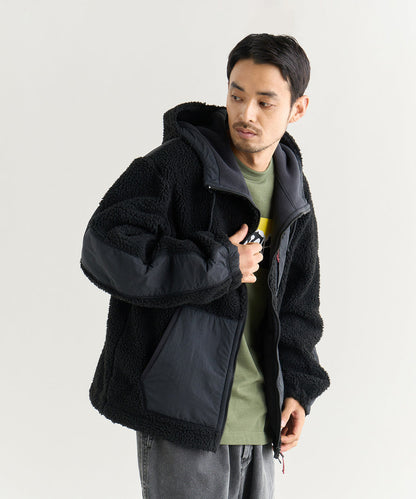 NANGA BOA FLEECE FULL ZIP PARKA(MEN) / 雙面 刷毛 防潑水 連帽外套