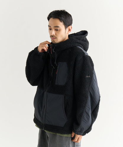 NANGA BOA FLEECE FULL ZIP PARKA(MEN) / 雙面 刷毛 防潑水 連帽外套