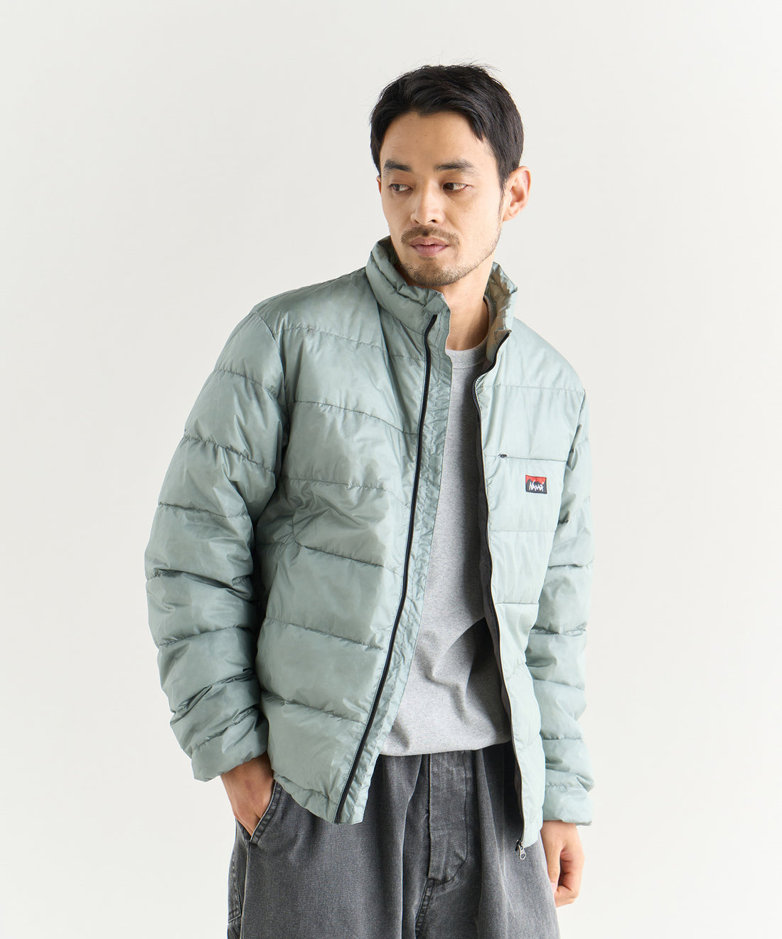 NANGA ATL DOWN ZIP BLOUSON / 輕量機能 立領 羽絨外套