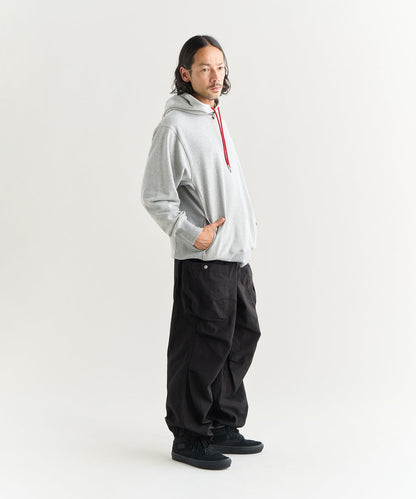 NANGA BACK SATIN EASY CARGO PT / 立體輪廓感後綿斜紋多口袋抽繩工作褲