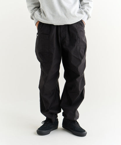 NANGA BACK SATIN EASY CARGO PT / 立體輪廓感後綿斜紋多口袋抽繩工作褲