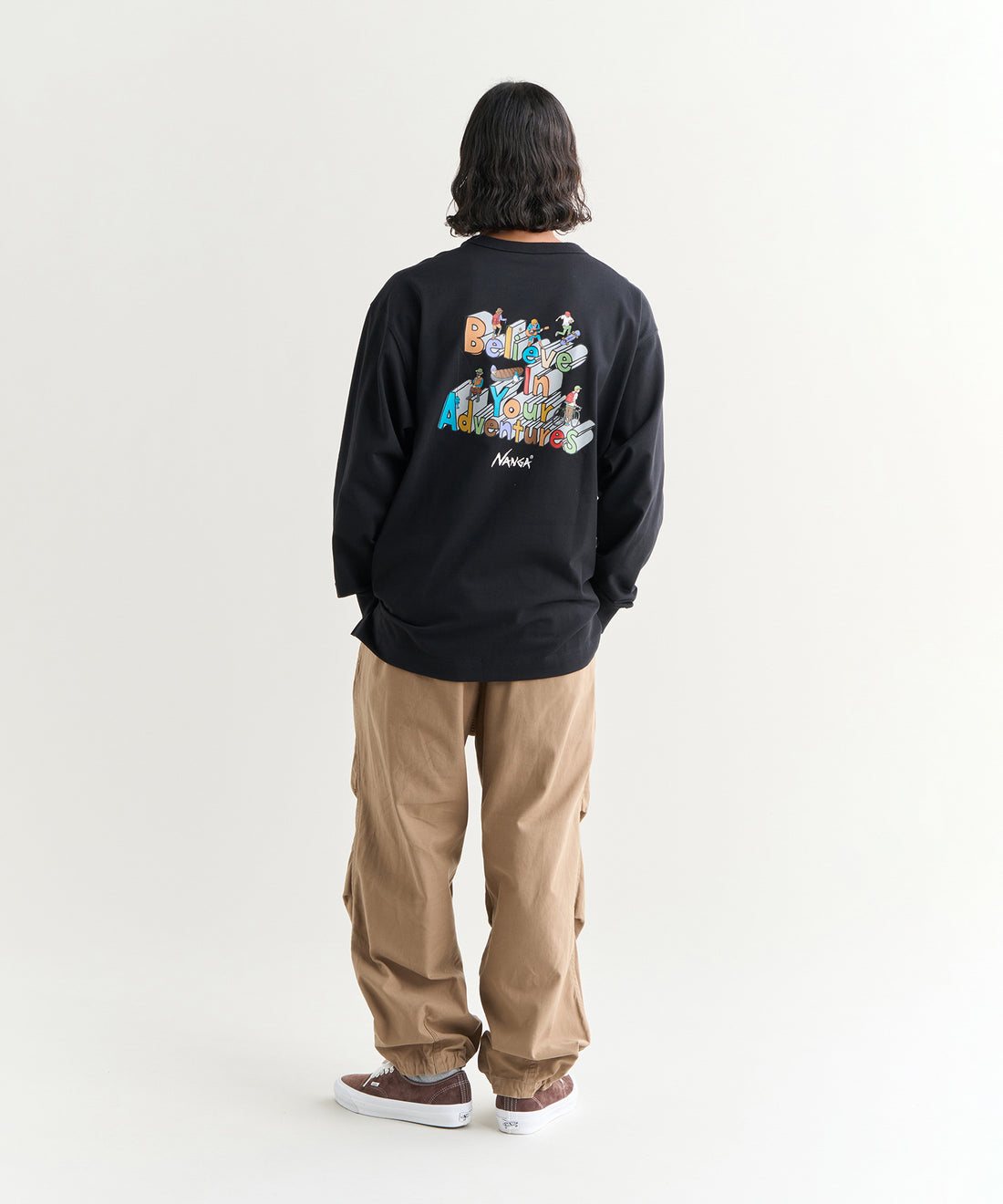 NANGA ECO HYBRID L/S TEE/BOU3 / 長袖T恤