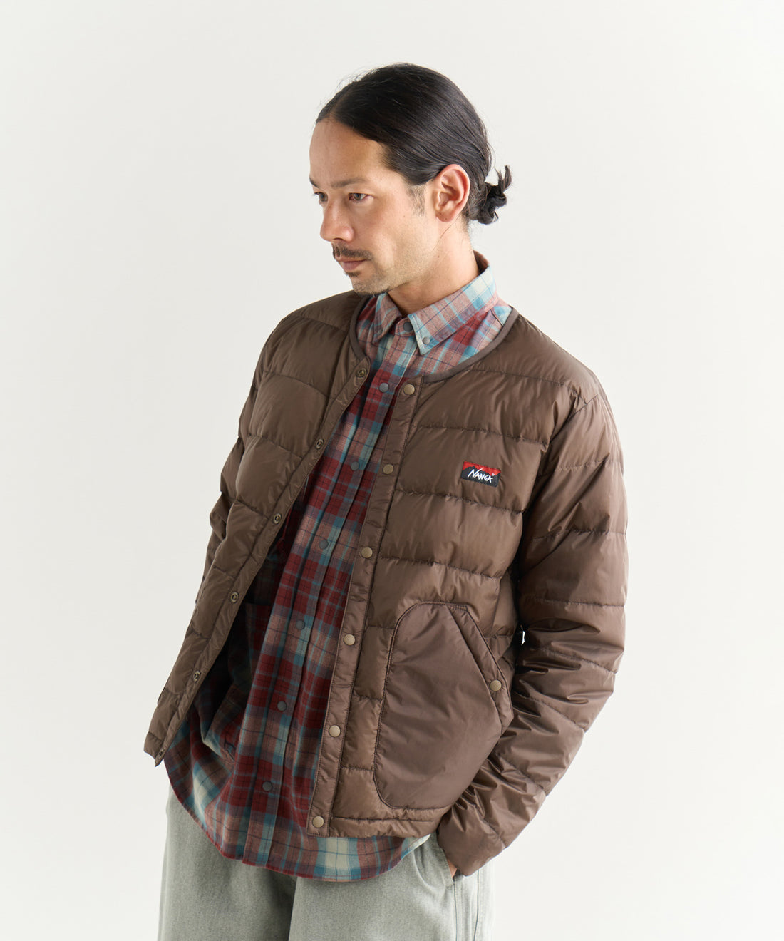 NANGA ATL DOWN CARDIGAN / 輕量機能 開襟 羽絨外套