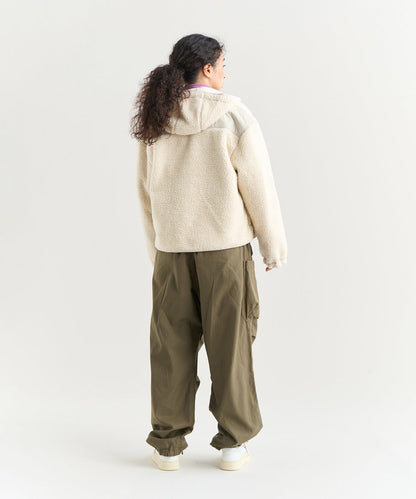 NANGA BACK SATIN EASY CARGO PT / 立體輪廓感後綿斜紋多口袋抽繩工作褲