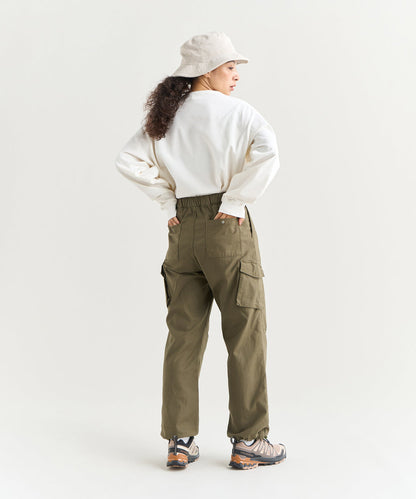 NANGA ECO HYBRID BOX LOGO EMBROIDERY L/S TEE(UNISEX) / 刺繡長袖T恤