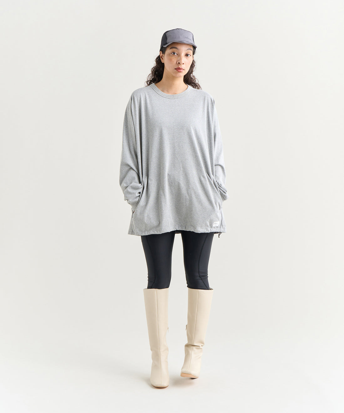 NANGA ECO HYBRID OVERSIZED L/S TEE(MEN) / 長袖機能T恤