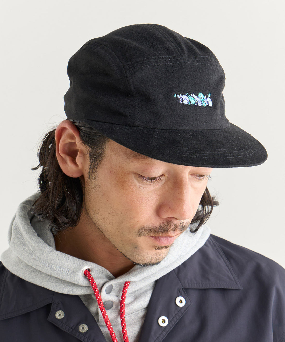 NANGA×RYUJI KAMIYAMA JET CAP / 神山隆二 手繪刺繡 五片帽