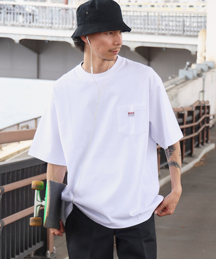 BEN DAVIS BIG POCKET TEE  / 復古小標 重磅口袋 短袖T恤