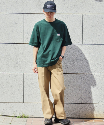 BEN DAVIS BIG POCKET TEE  / 復古小標 重磅口袋 短袖T恤