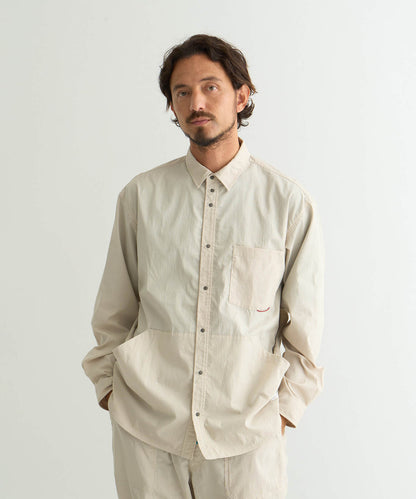 NANGA HINOC RIPSTOP UT SHIRT(MEN) / 多口袋機能襯衫外套