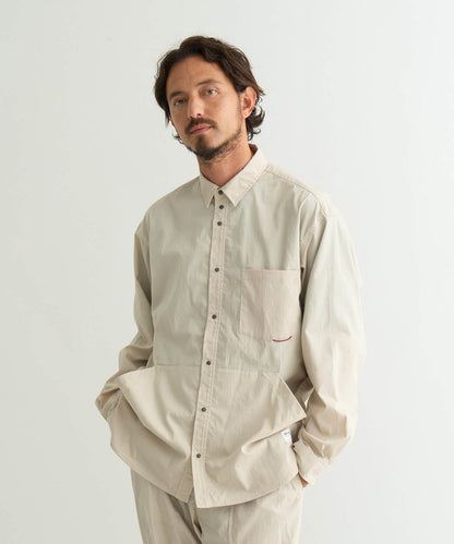 NANGA HINOC RIPSTOP UT SHIRT(MEN) / 多口袋機能襯衫外套