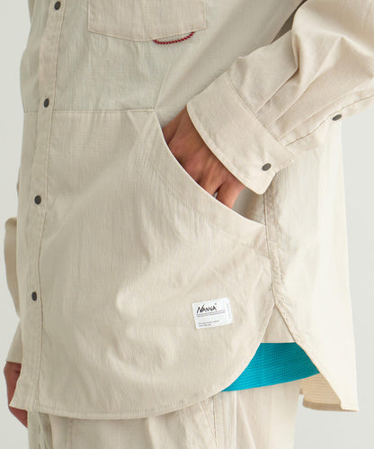 NANGA HINOC RIPSTOP UT SHIRT(MEN) / 多口袋機能襯衫外套