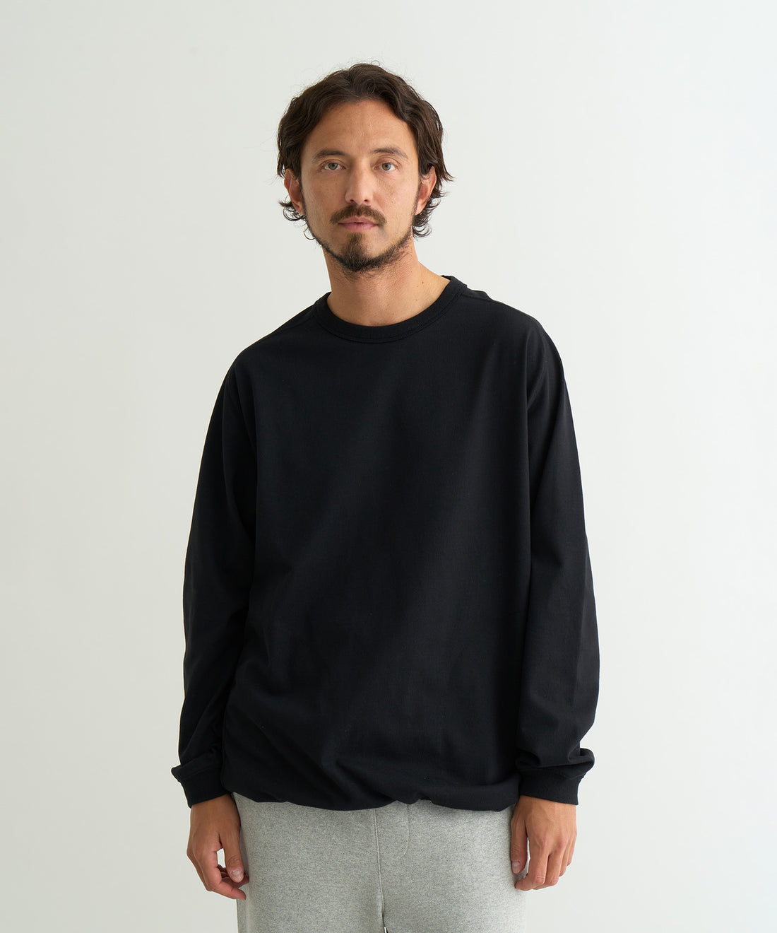 NANGA ECO HYBRID OVERSIZED L/S TEE(MEN) / 長袖機能T恤