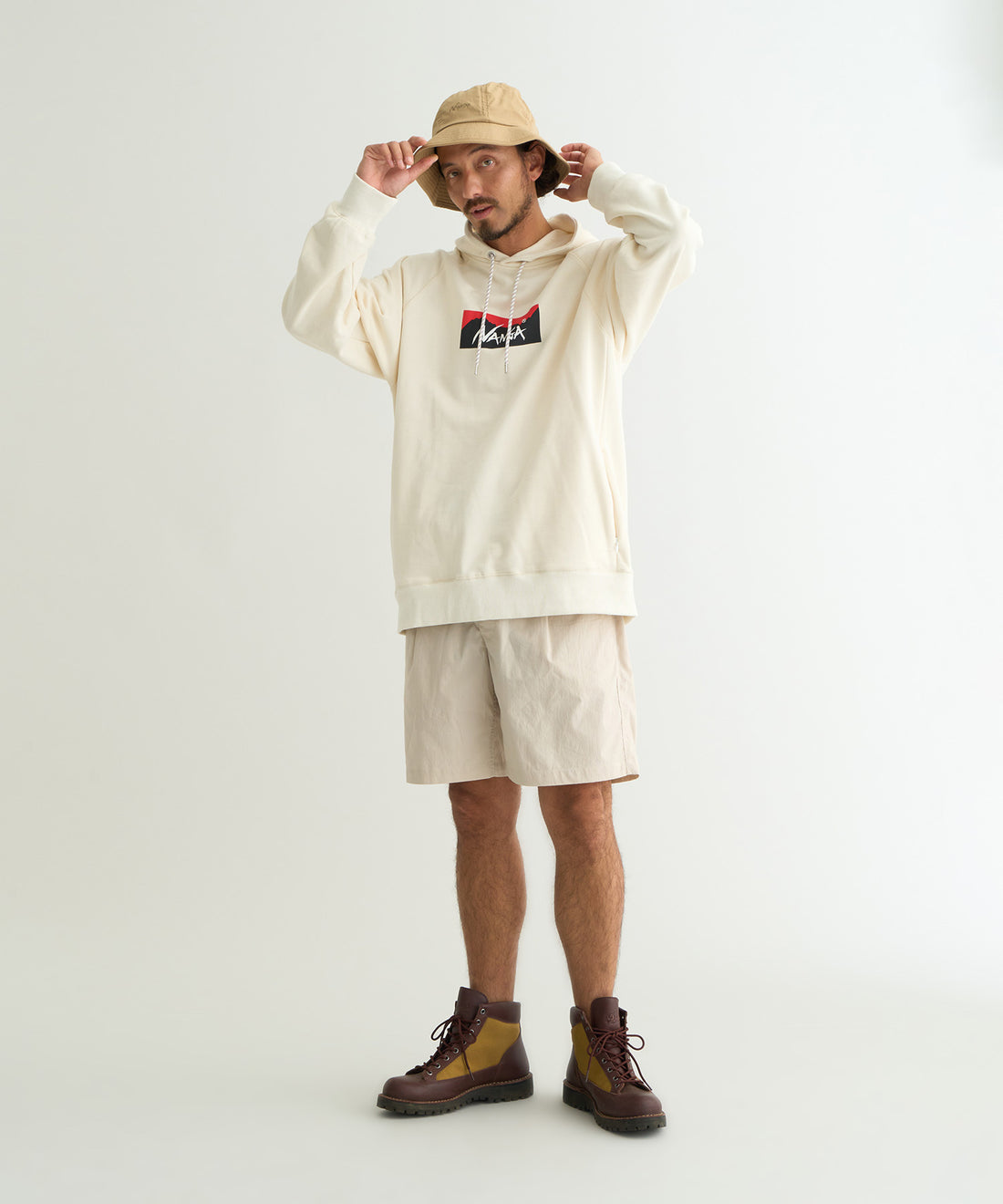 NANGA ECO HYBRID BOX LOGO / 連帽衫