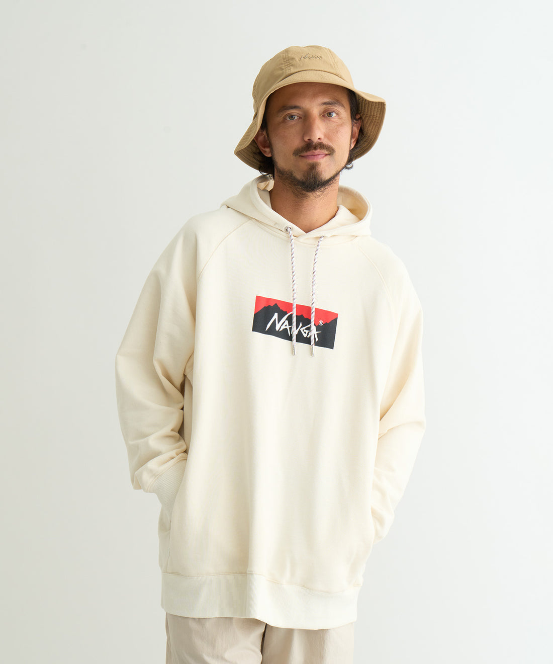 NANGA ECO HYBRID BOX LOGO / 連帽衫