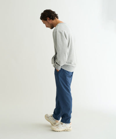 NANGA ECO HYBRID MINI BOX LOGO EMBROIDERY SWEATSHIRT / 刺繡小標 圓領衫