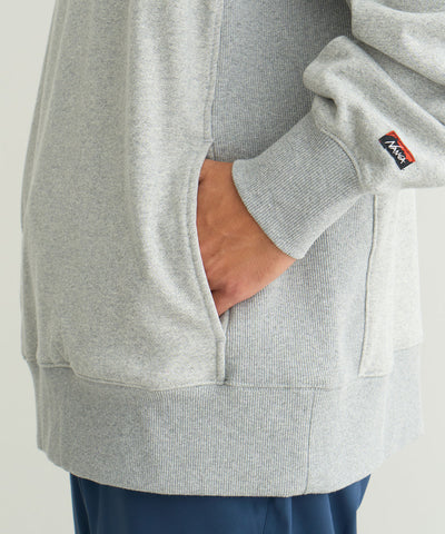 NANGA ECO HYBRID MINI BOX LOGO EMBROIDERY SWEATSHIRT / 刺繡小標 圓領衫