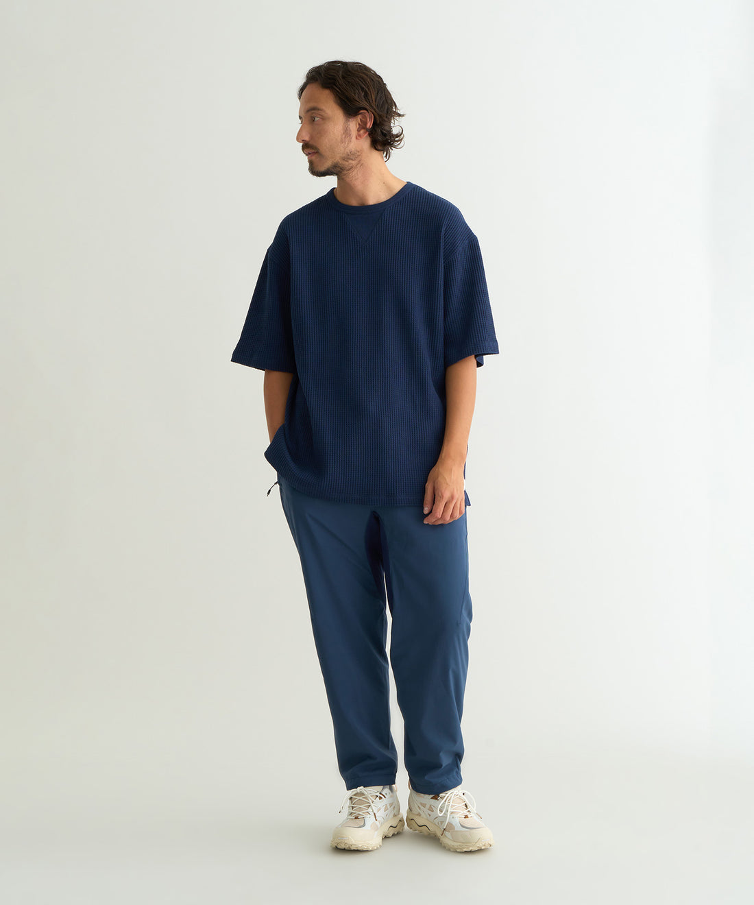NANGA Eco Hybrid Waffle Loose Fit Tee (Unisex) / 華夫格 短袖T恤