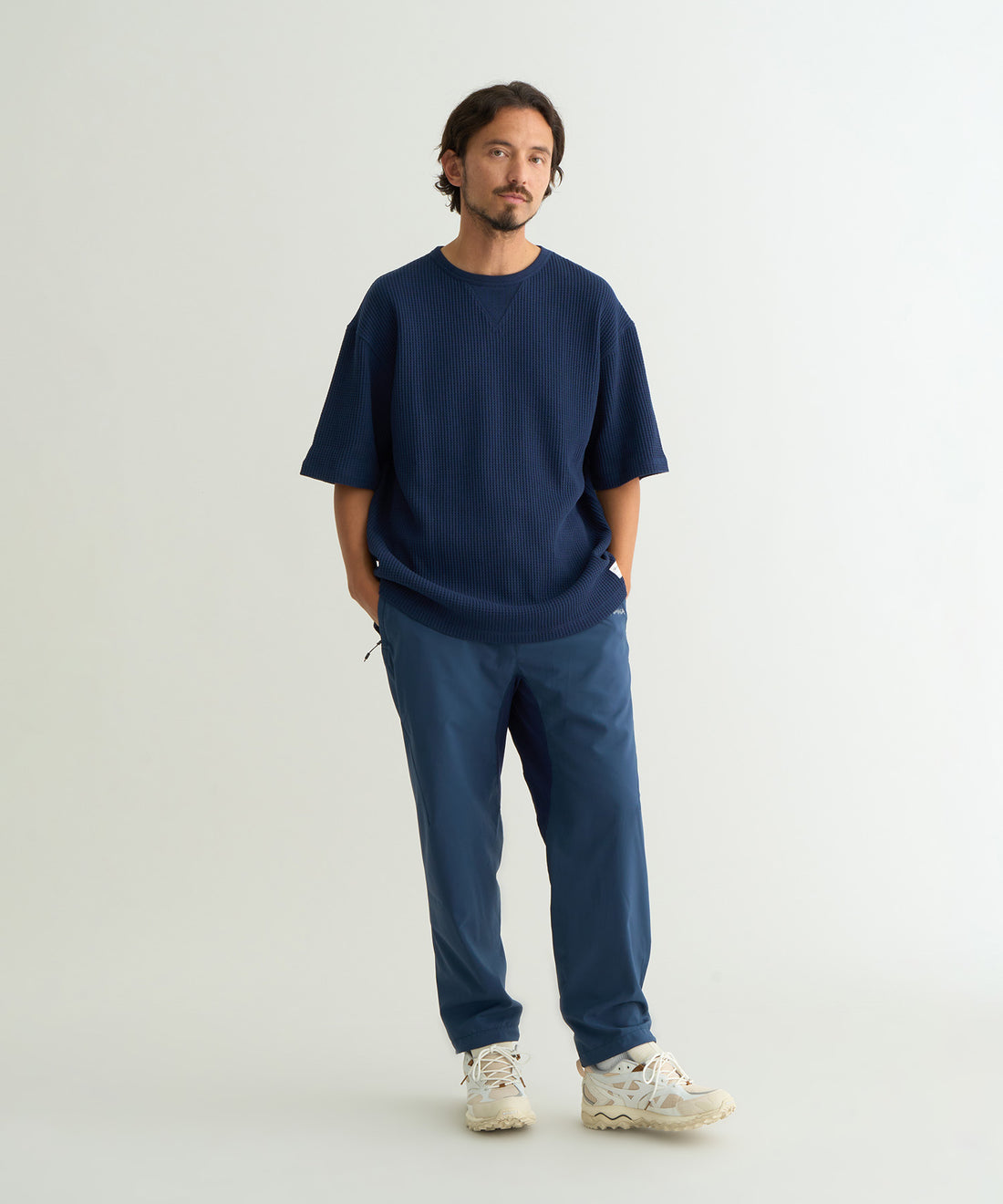 NANGA Eco Hybrid Waffle Loose Fit Tee (Unisex) / 華夫格 短袖T恤