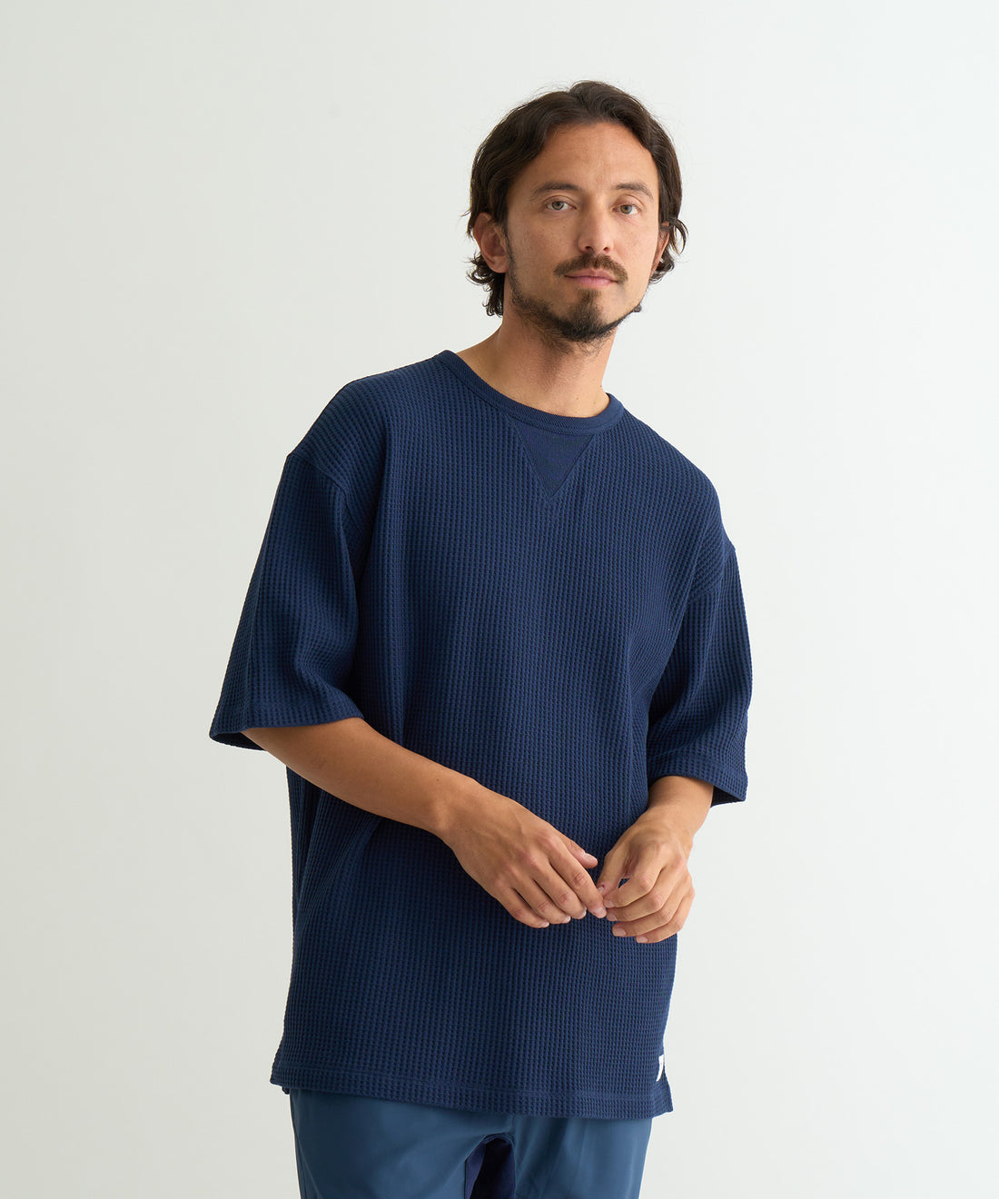 NANGA Eco Hybrid Waffle Loose Fit Tee (Unisex) / 華夫格 短袖T恤