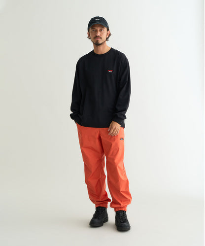 NANGA ECO HYBRID BOX LOGO EMBROIDERY L/S TEE(UNISEX) / 刺繡長袖T恤