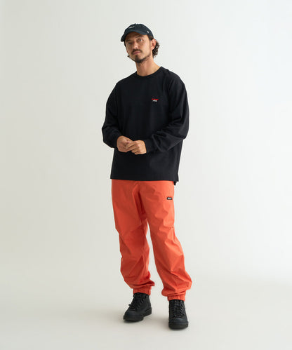 NANGA ECO HYBRID BOX LOGO EMBROIDERY L/S TEE(UNISEX) / 刺繡長袖T恤