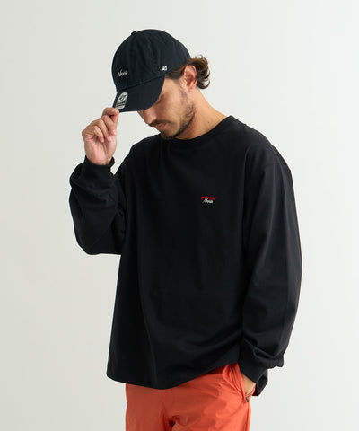 NANGA ECO HYBRID BOX LOGO EMBROIDERY L/S TEE(UNISEX) / 刺繡長袖T恤