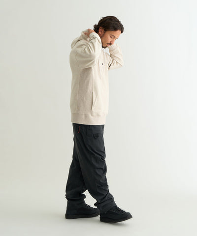 NANGA ECO HYBRID MINI BOX LOGO EMBROIDERY SWEAT HOODIE / 刺繡小標 連帽衫