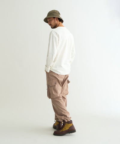 NANGA ECO HYBRID BOX LOGO L/S TEE(UNISEX) / 長袖T恤