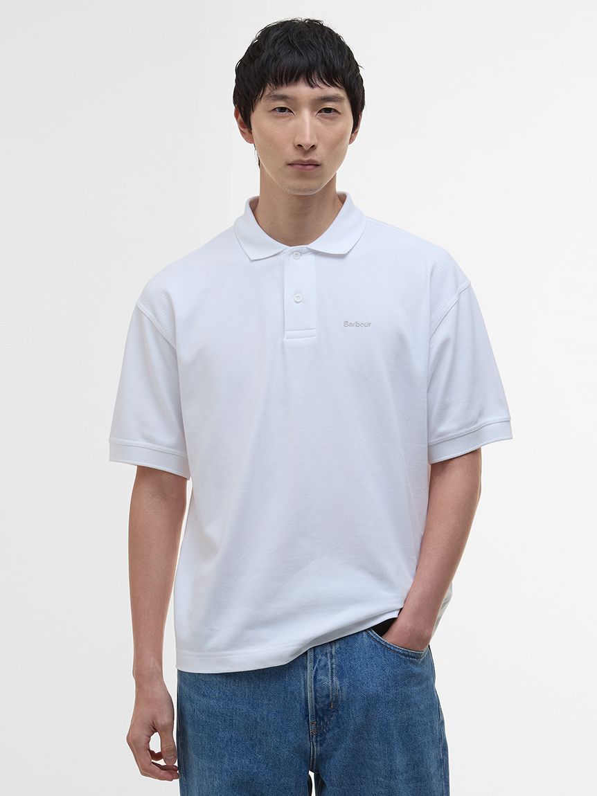 Barbour Hexham / 寬鬆 刺繡短袖 POLO 衫