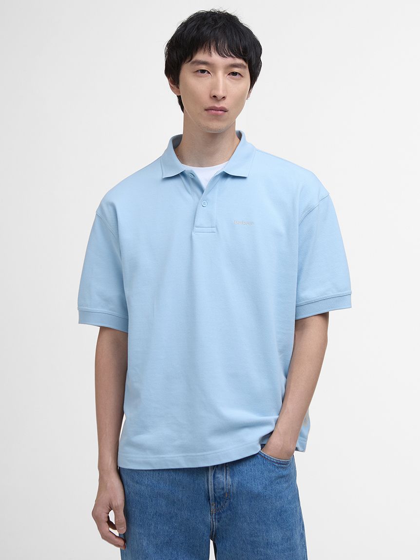 Barbour Hexham / 寬鬆 刺繡短袖 POLO 衫