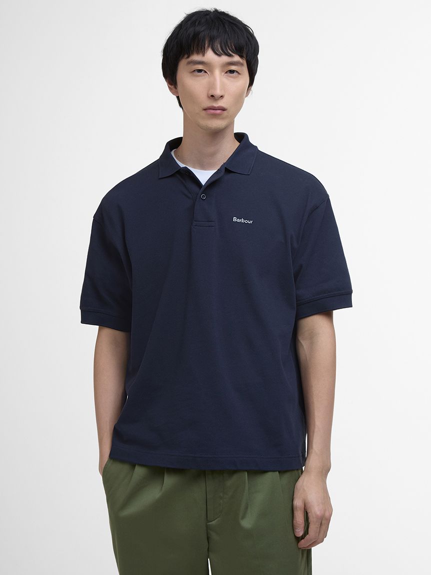 Barbour Hexham / 寬鬆 刺繡短袖 POLO 衫