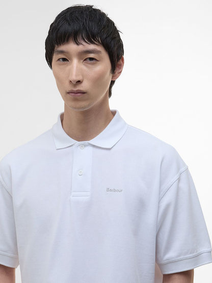 Barbour Hexham / 寬鬆 刺繡短袖 POLO 衫