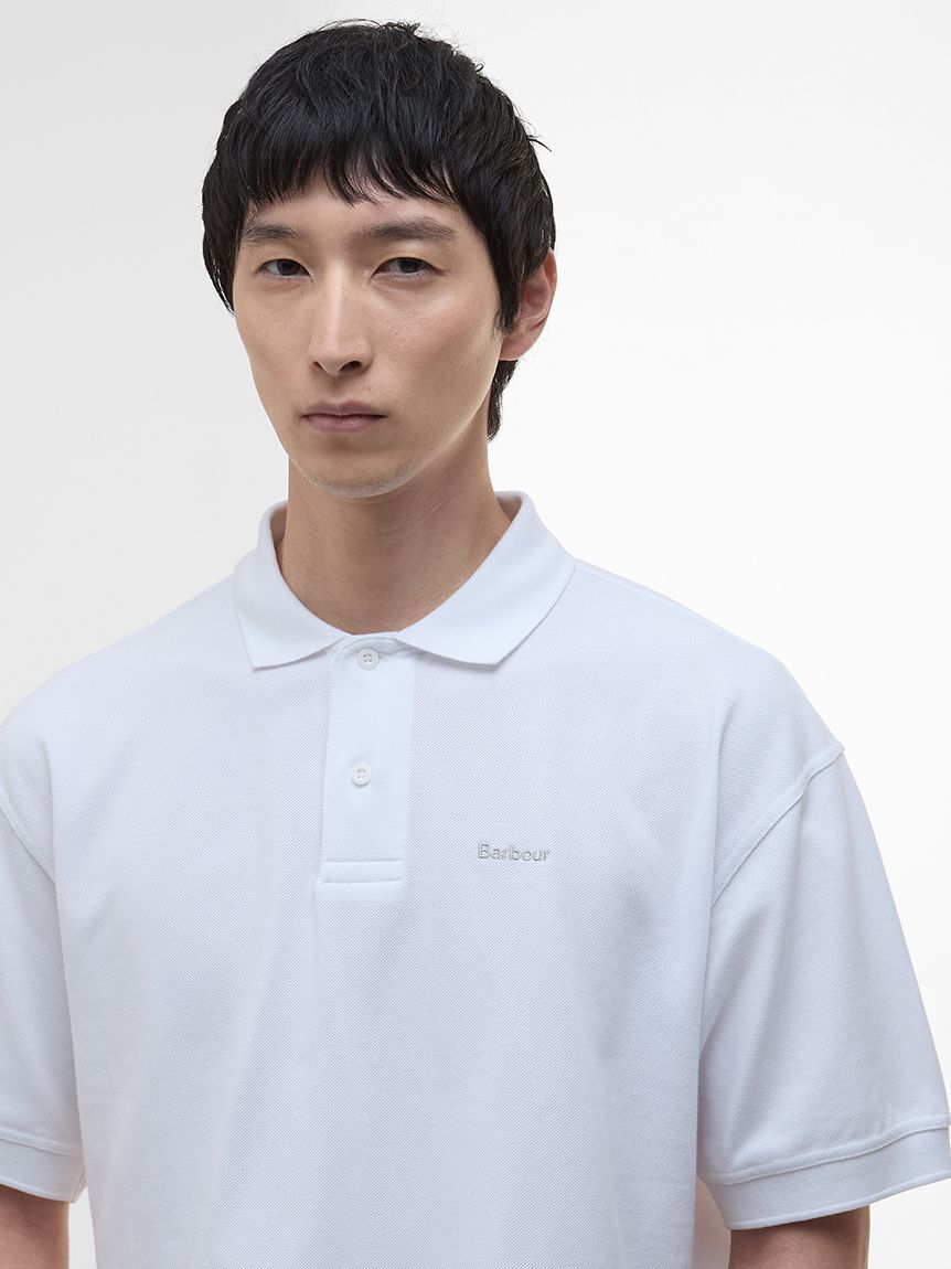 Barbour Hexham / 寬鬆 刺繡短袖 POLO 衫