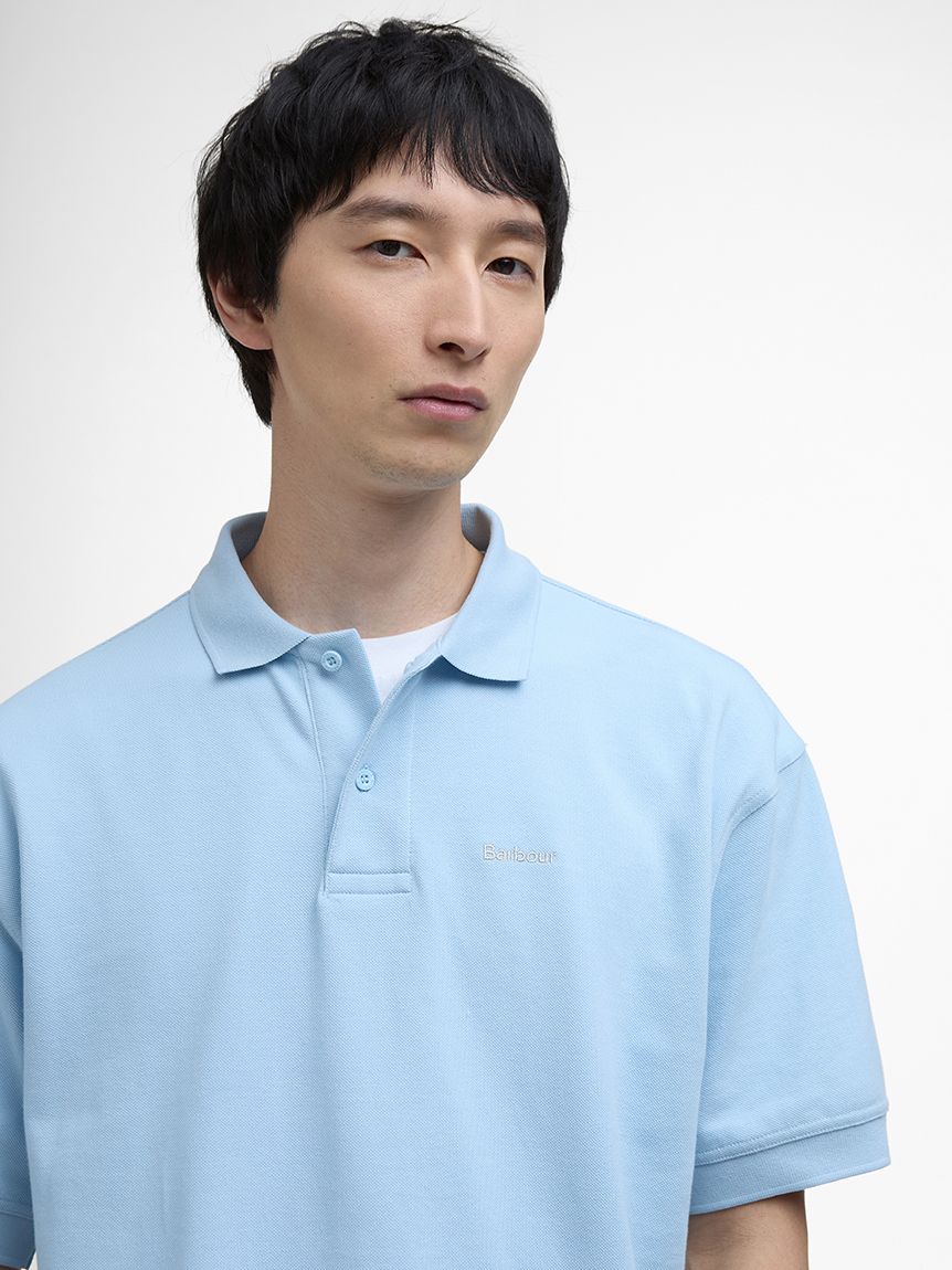 Barbour Hexham / 寬鬆 刺繡短袖 POLO 衫