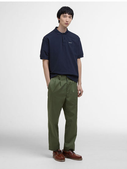 Barbour Hexham / 寬鬆 刺繡短袖 POLO 衫