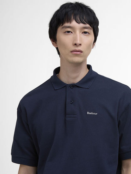 Barbour Hexham / 寬鬆 刺繡短袖 POLO 衫