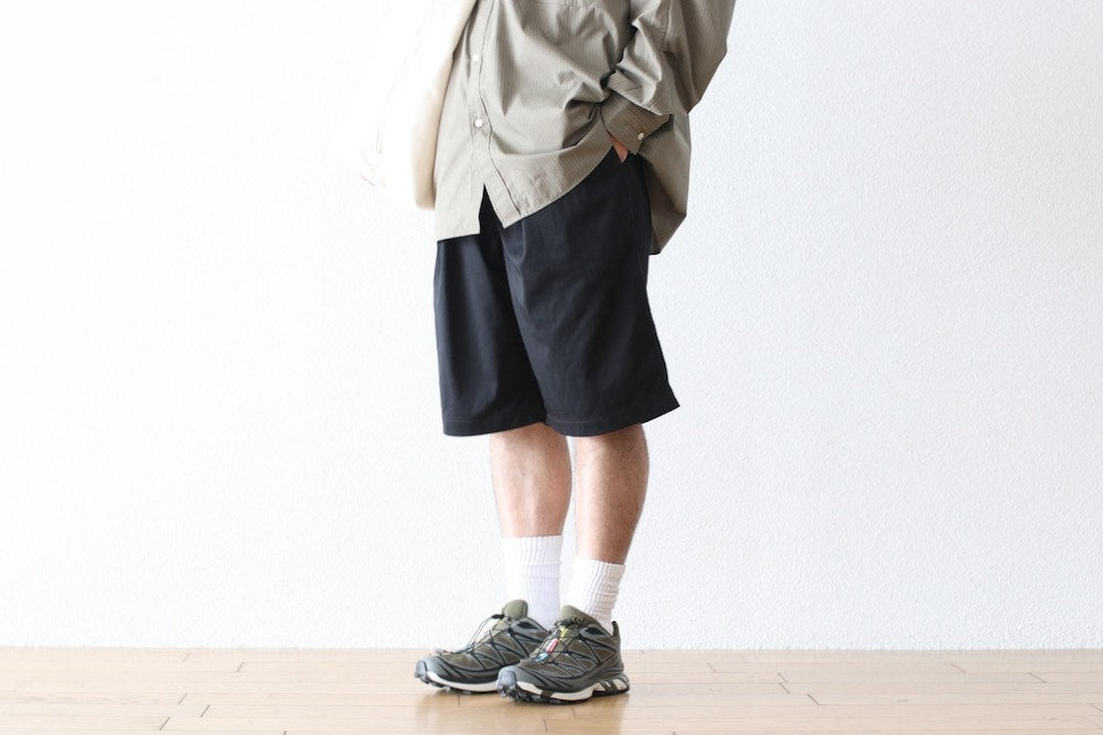DAIWA PIER39 TECH EASY SHORTS TWILL / 雙褶尼龍休閒短褲